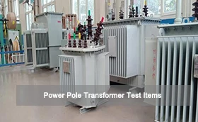 Power Pole Transformator Testobjekt